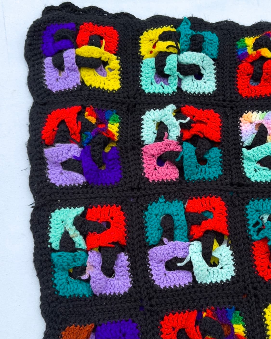 빈티지 소품 USA 크로셰 블랭킷 상품이미지3