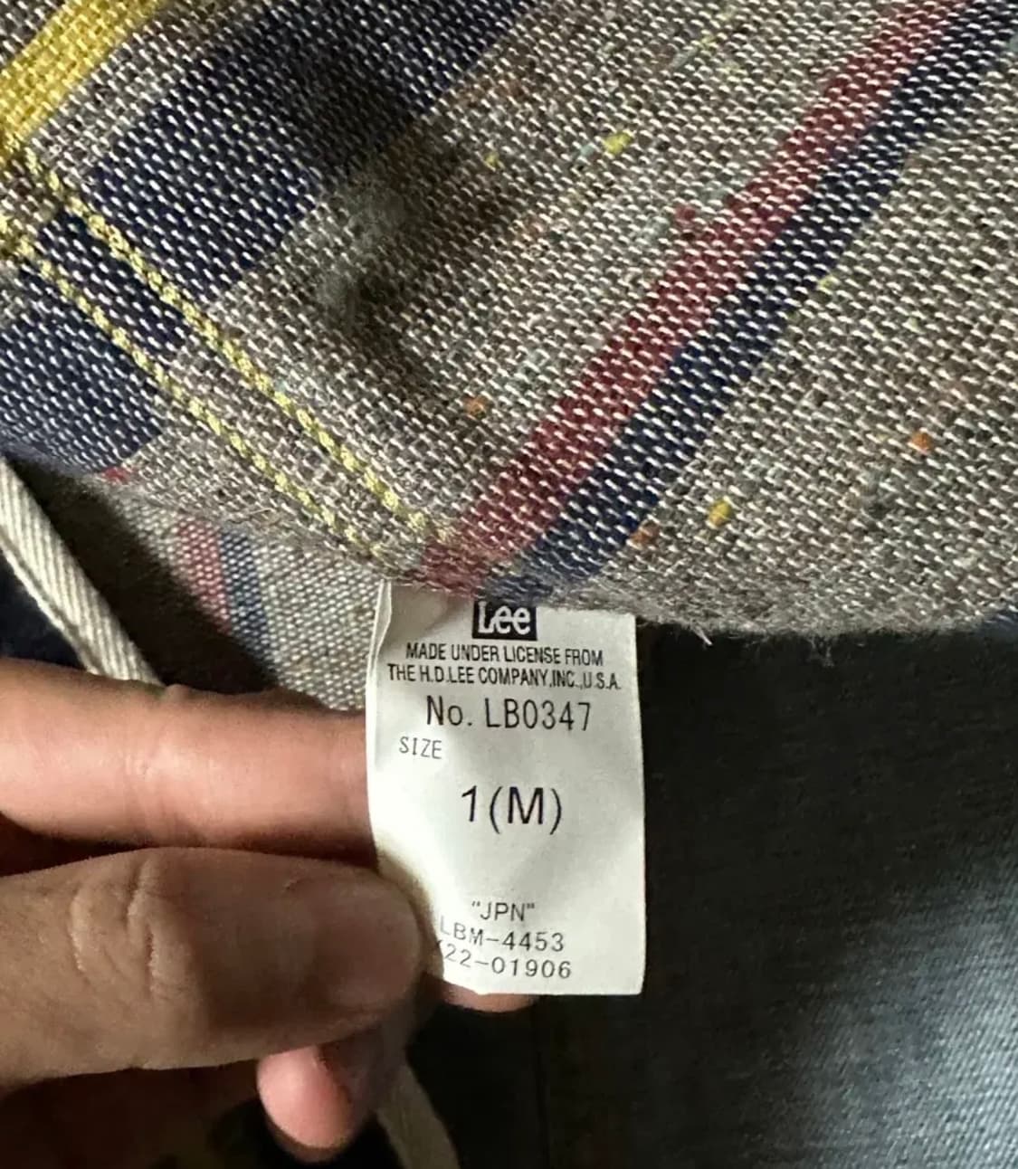 디가웰 x Lee 스톰라이더 데님 자켓 M 상품이미지6