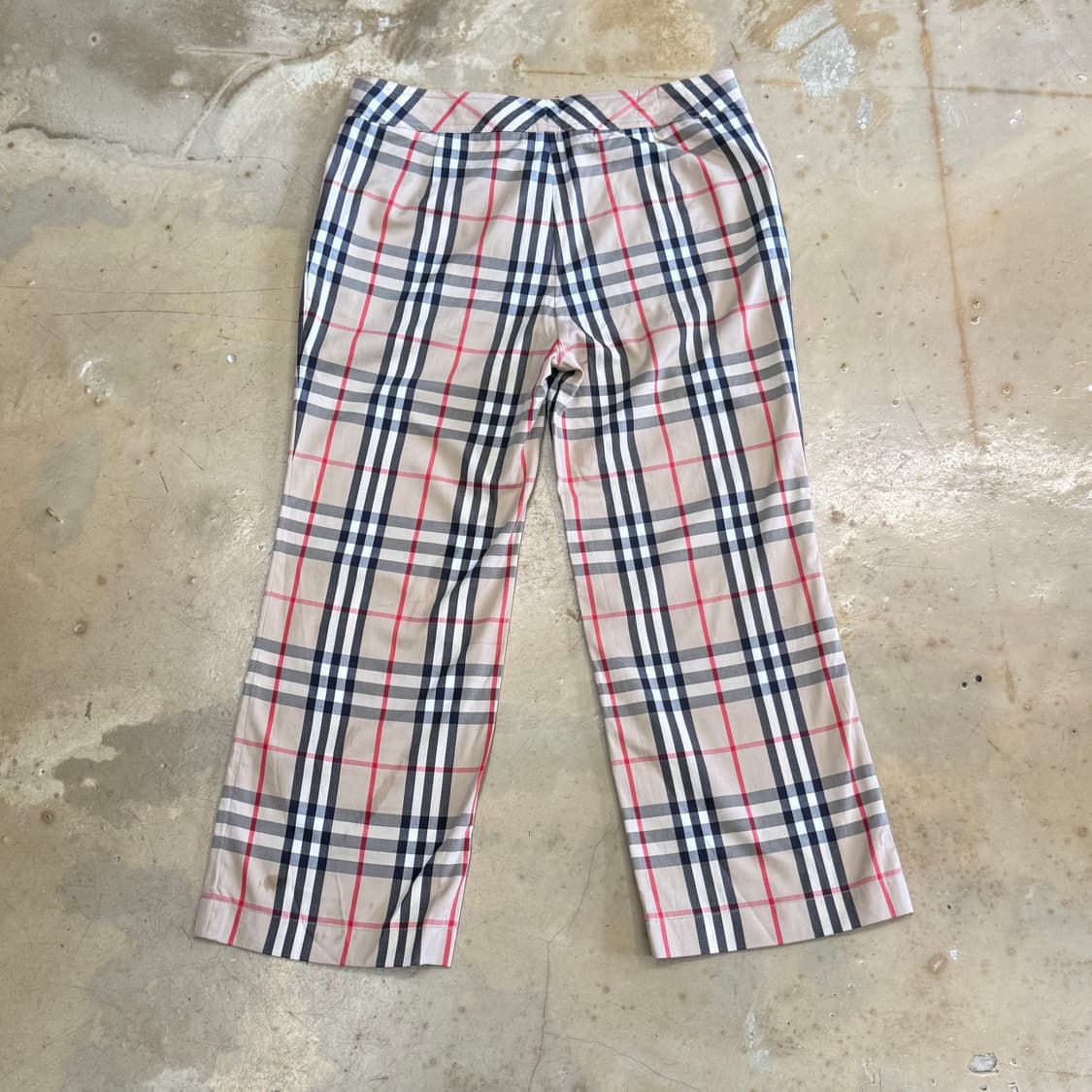 8 버버리 여성용 노바체크 7부 슬랙스 상품이미지3