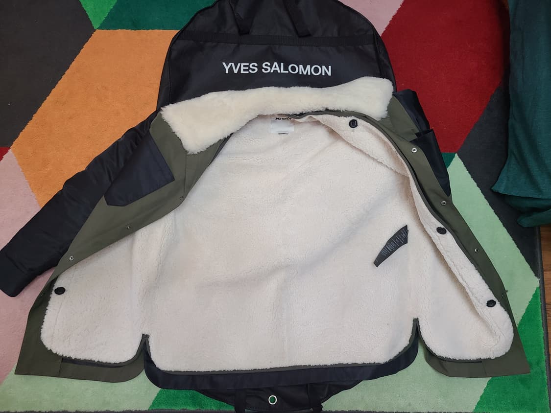 이브살로몬 아미(YVES SALOMON)내피형 야상자켓 상품이미지4