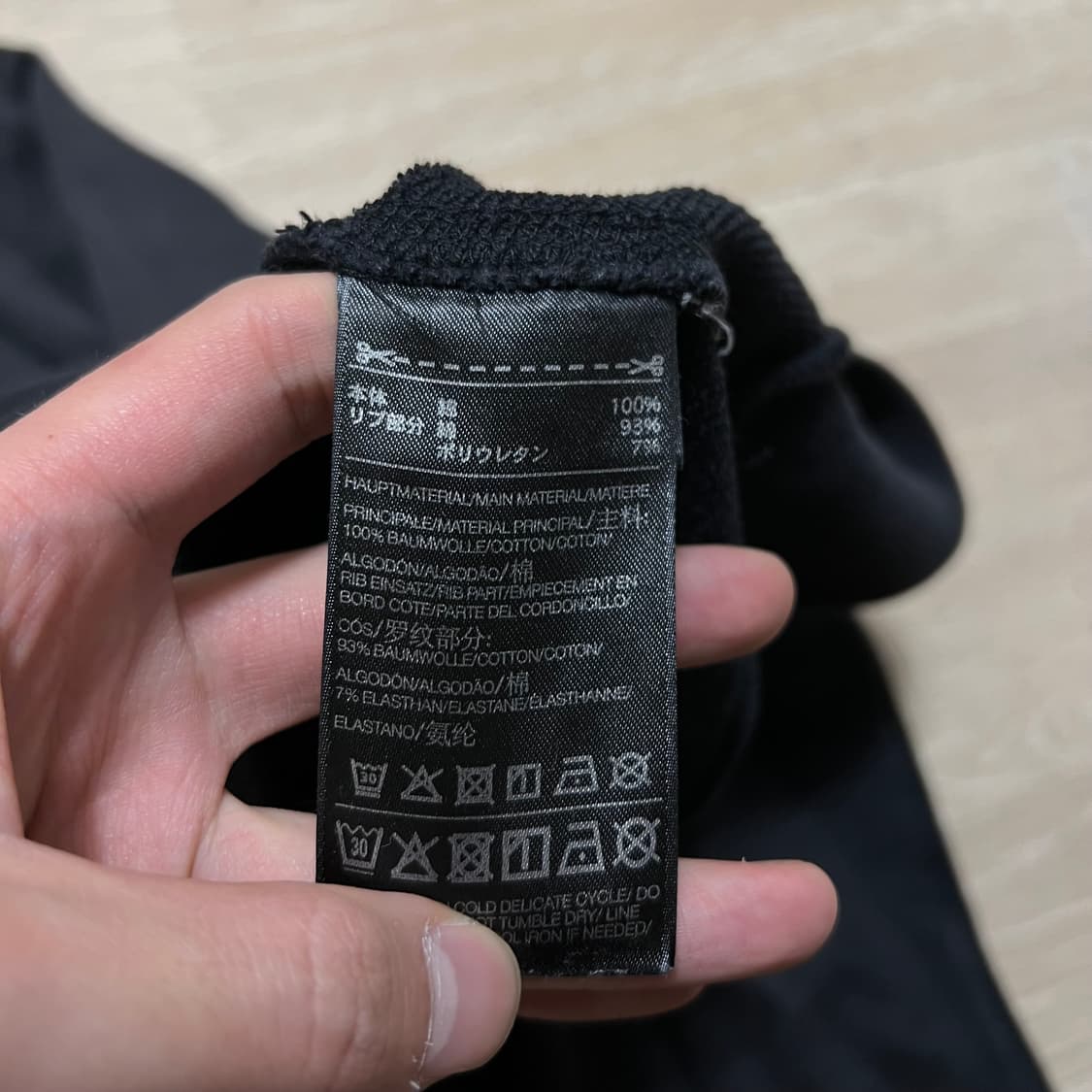 Y-3 요지 야마모토 빅로고 프린팅 맨투맨 [블랙] S/90 상품이미지6