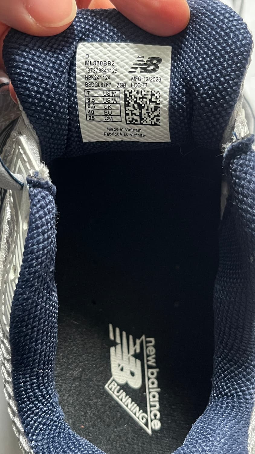 뉴발란스 860v2 아크틱 그레이 (250) 상품이미지8