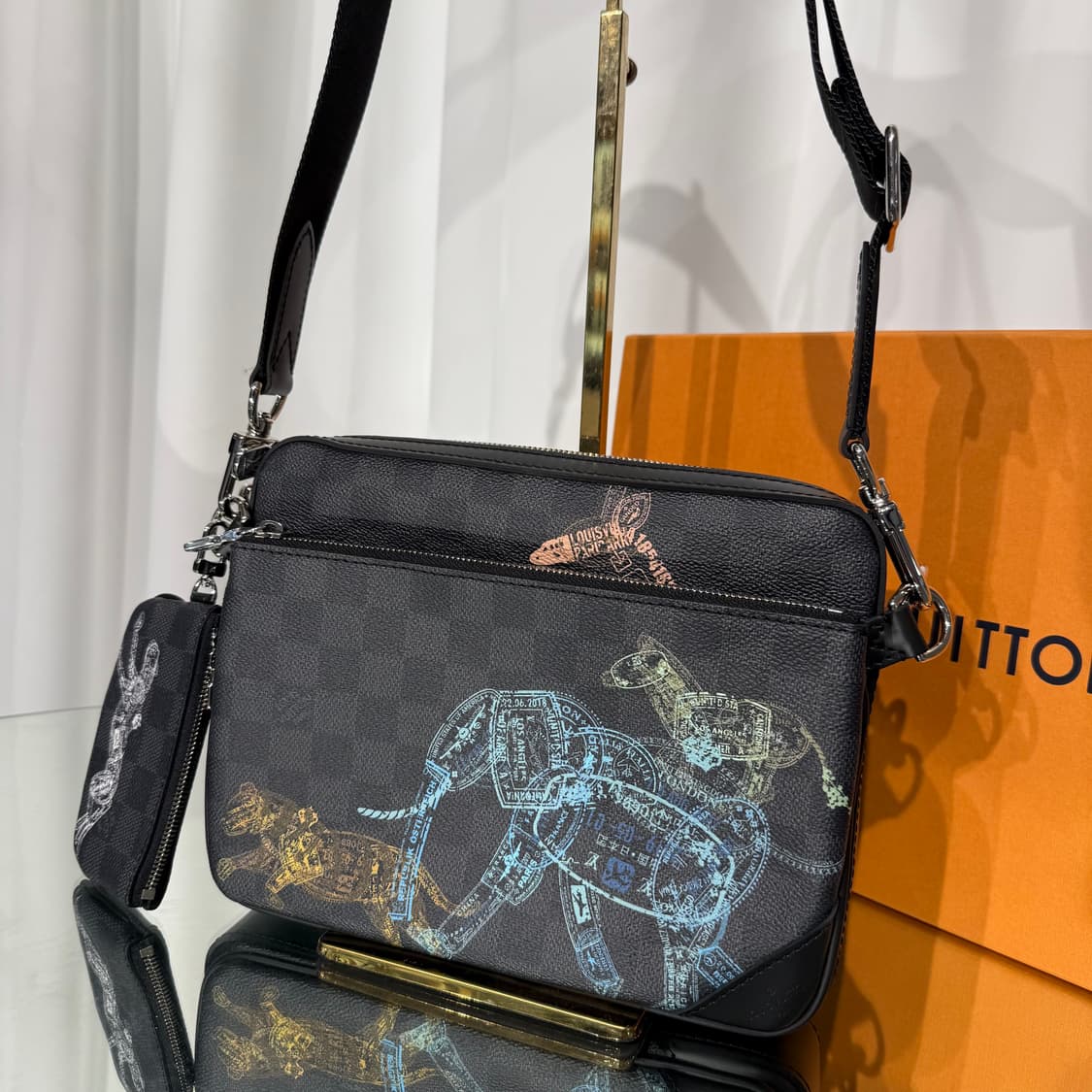 [정품] 루이비통 다미에 그라파이트 트리오 메센저 크로스백 상품이미지3