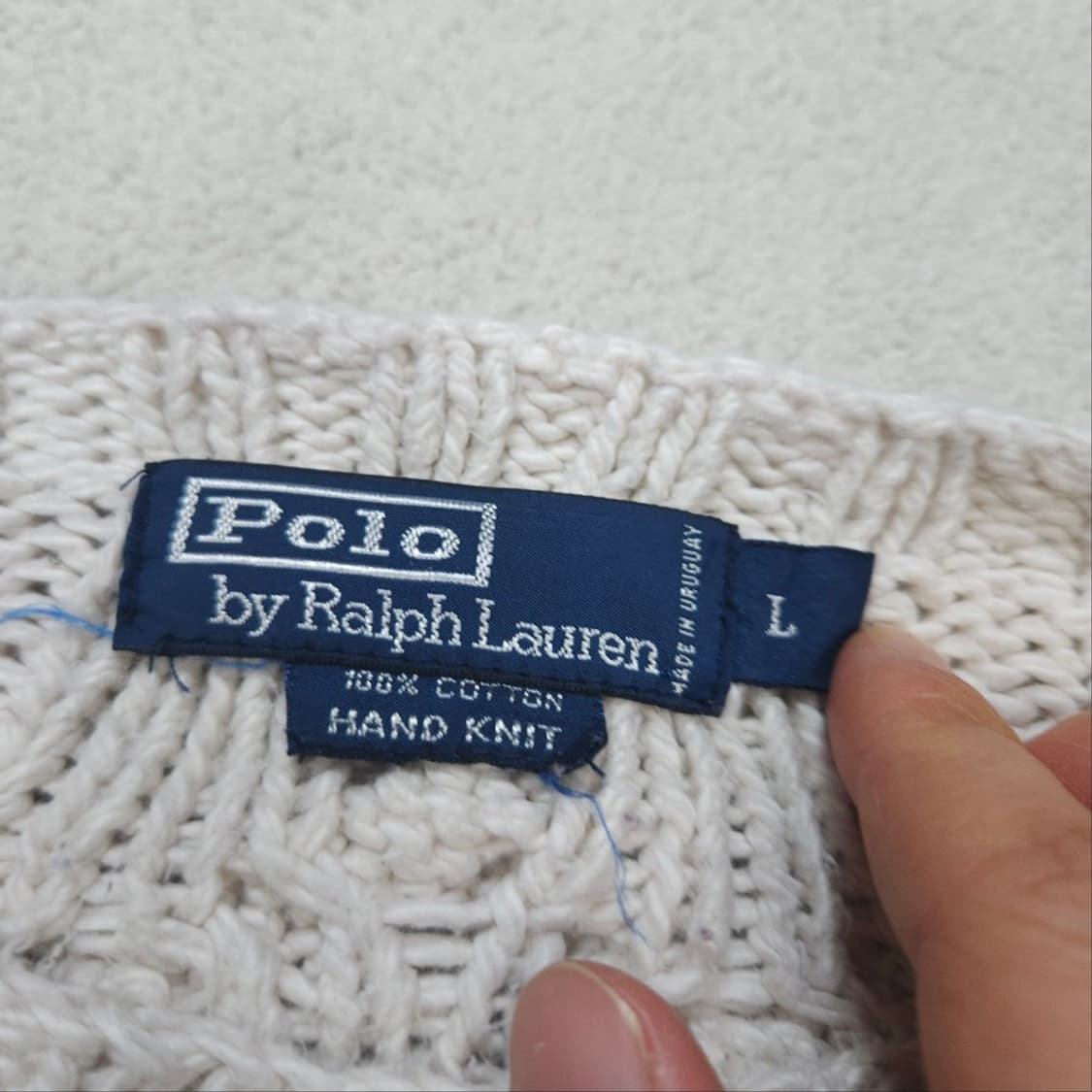 폴로 랄프 로렌 피셔맨 니트 L 상품이미지3