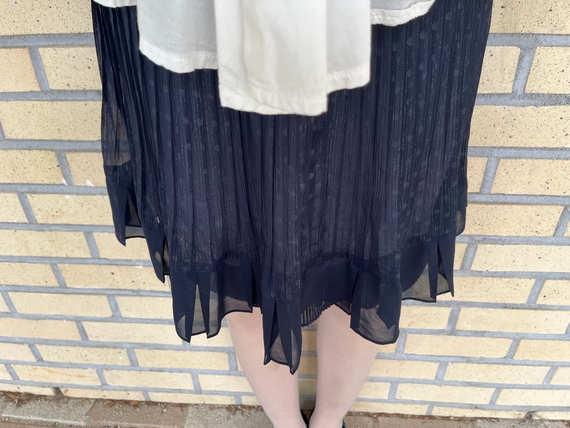 Pleated Dot Skirt 레이어 도트 스커트 상품이미지3