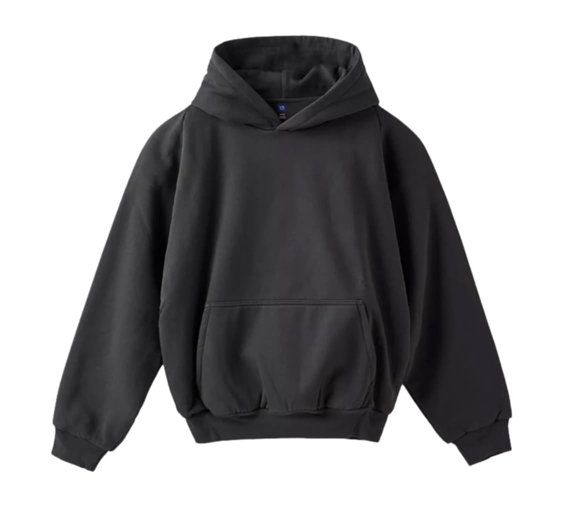 이지갭 슈렁큰 후드 블랙 상품이미지1