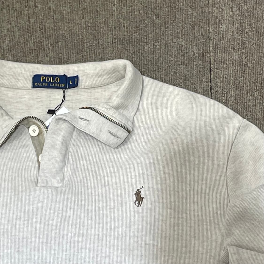 (L) POLO 폴로 랄프로렌 카라 롱 슬리브 상품이미지2