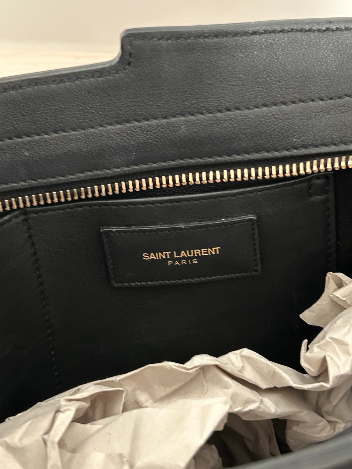 입생로랑 생로랑 파리스 YSL 뉴 카바스 블랙 스몰백 핸드백 상품이미지6