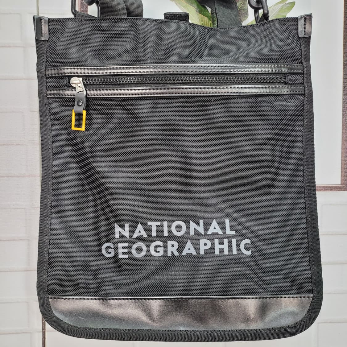 내셔널지오그래픽 토트백 숄더백 핸드백 보조가방 블랙 새상품급 상품이미지3