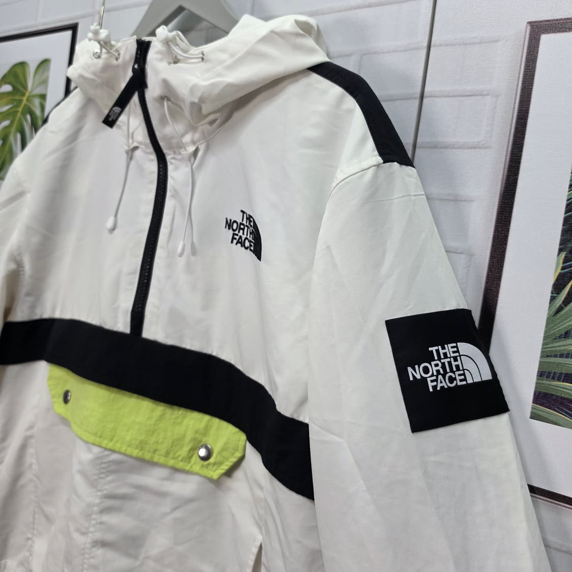 노스페이스 화이트라벨 에버든 아노락 후드 반집업 바람막이 자켓 95사이즈 상품이미지4