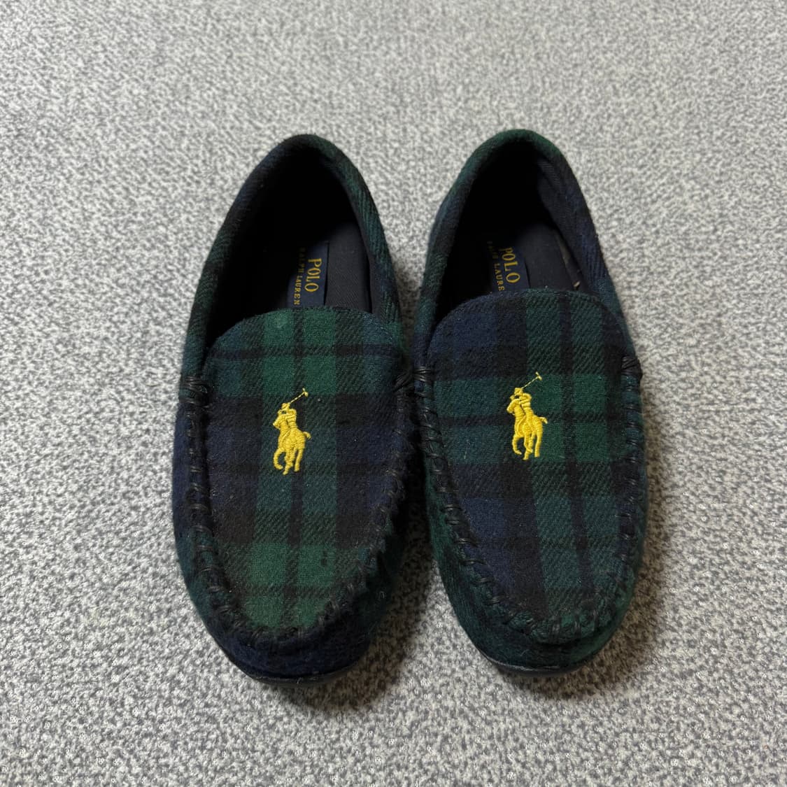 폴로 랄프로렌 타탄체크 로퍼 260 상품이미지1