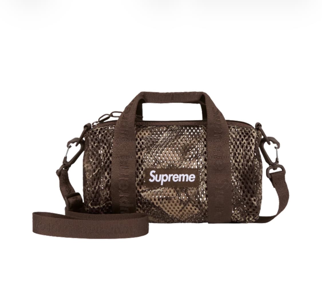 슈프림 메쉬 미니 더플백 트루팀버 카나티 카모 상품이미지1