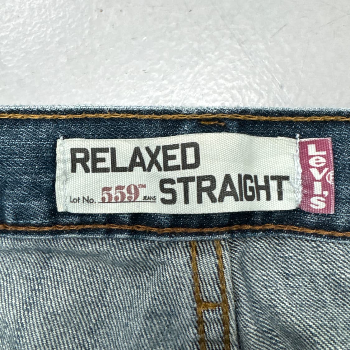 리바이스 559 새깅 워싱 스케이터 와이드 데님팬츠 상품이미지8