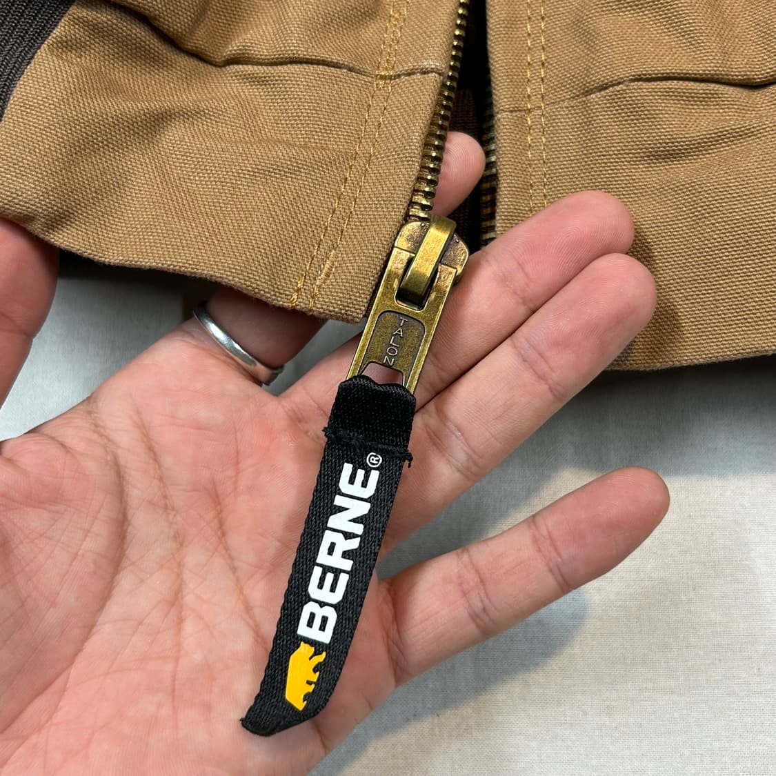 M) BERNE USA 빈티지 워크웨어 액티브 후드집업 자켓 상품이미지5