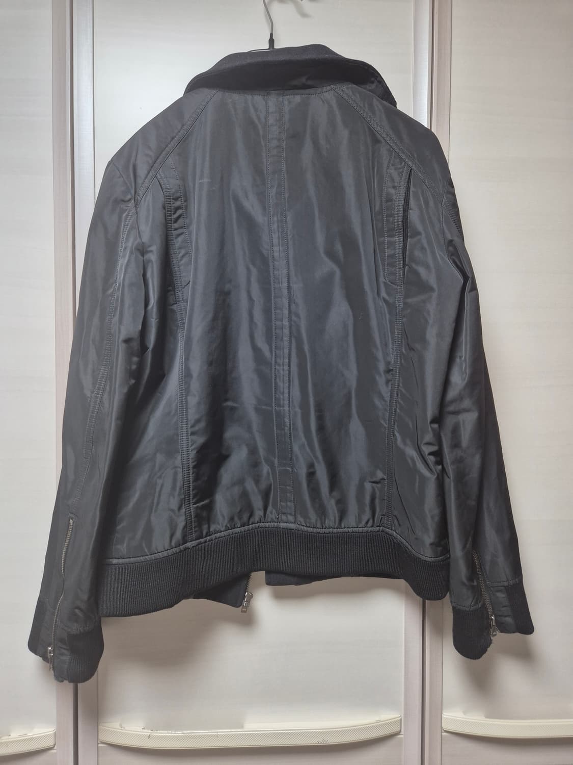 (정품) 타임 옴므 TIME 캐시미어 나일론 바이커 자켓 점퍼 105 상품이미지4