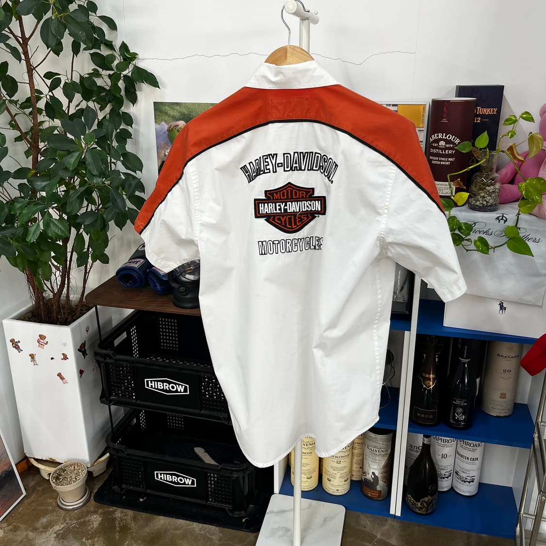 할리 데이비슨 반팔 셔츠 M 상품이미지5