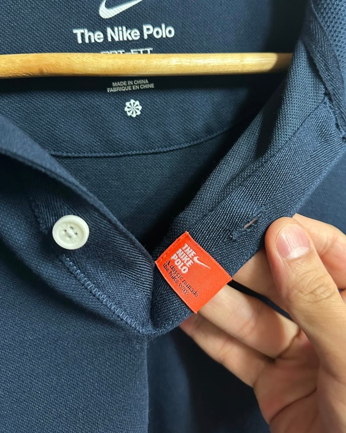 나이키(nike) DRI-FIT 폴로티셔츠 네이비 XXL size 상품이미지4