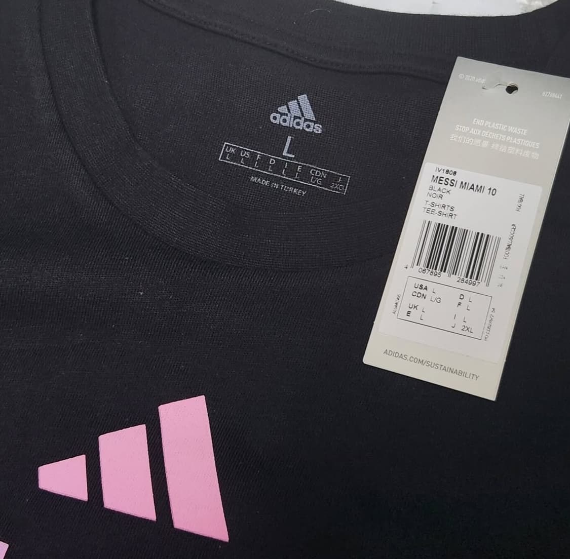 (새상품/해외L)아디다스 인터마이애미 메시 반팔 티셔츠 축구 상품이미지4