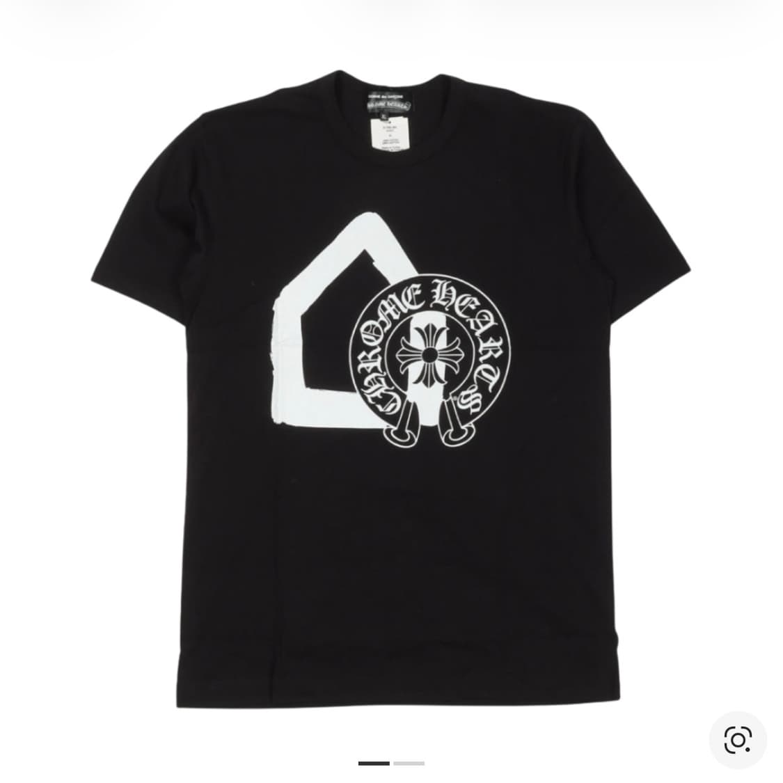 [XL] 크롬하츠 x 꼼데가르송 x 도버스트릿마켓 티셔츠 블랙 새제품 상품이미지1