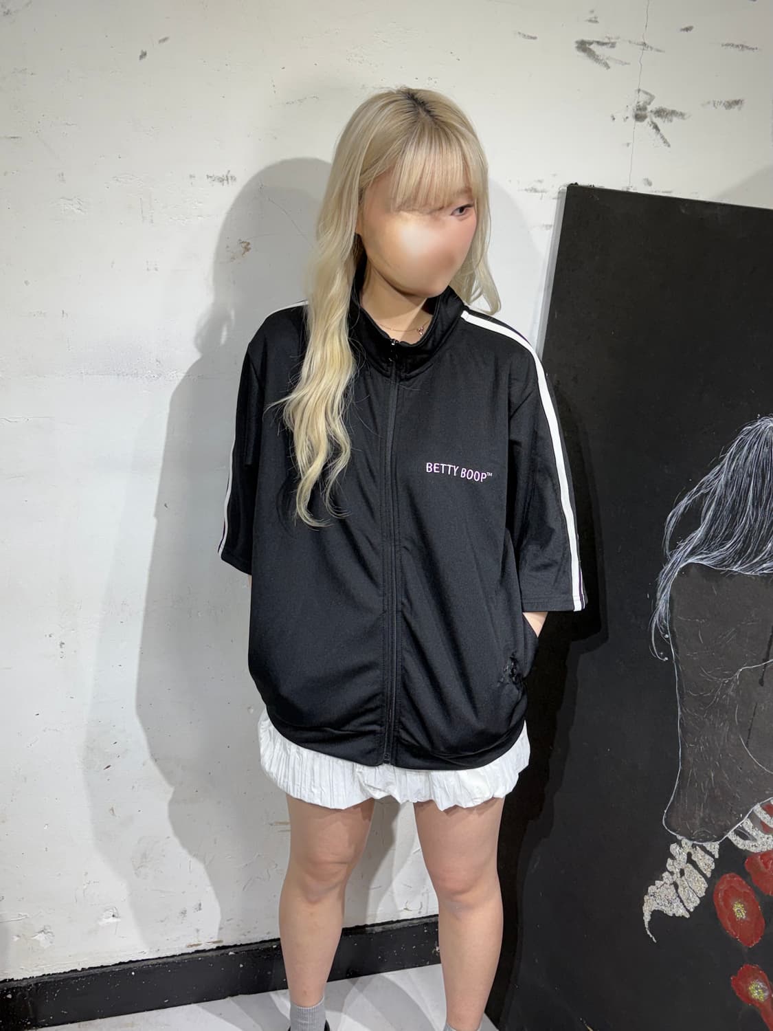 JPN 일본빈티지 베티붑 프린팅 반팔 오버핏 져지  상품이미지5