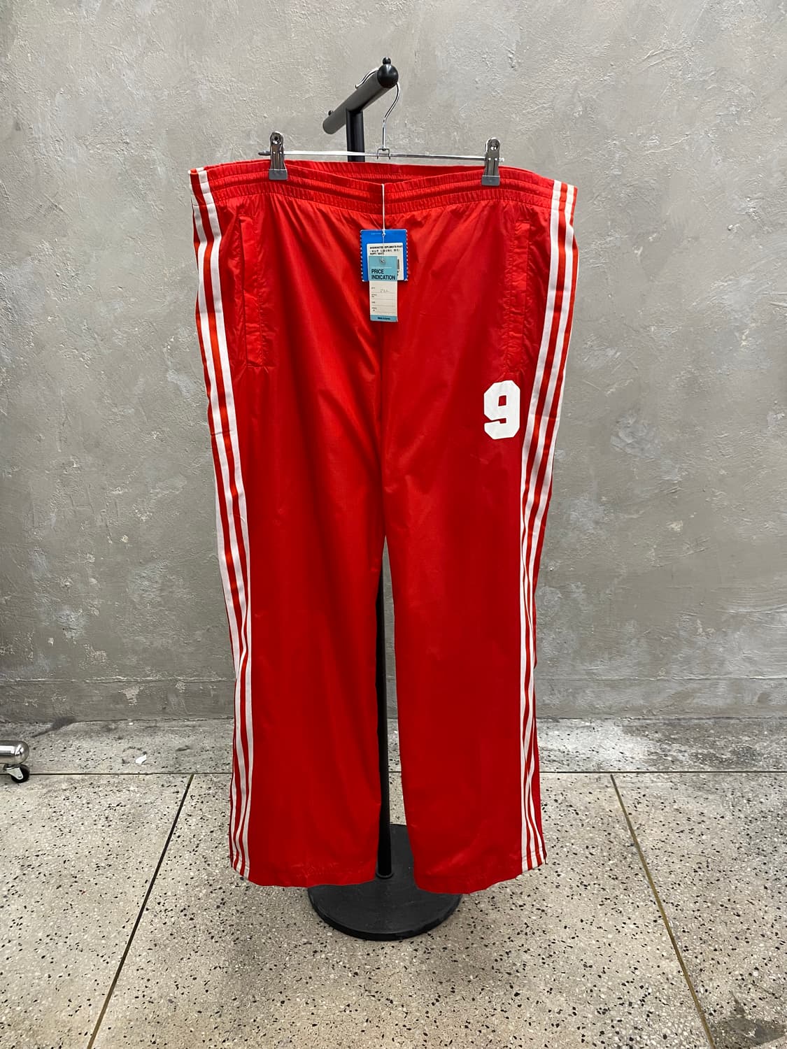 [L] 00s Adidas 아디다스 오리지널 와이드 나일론 트랙팬츠 상품이미지1