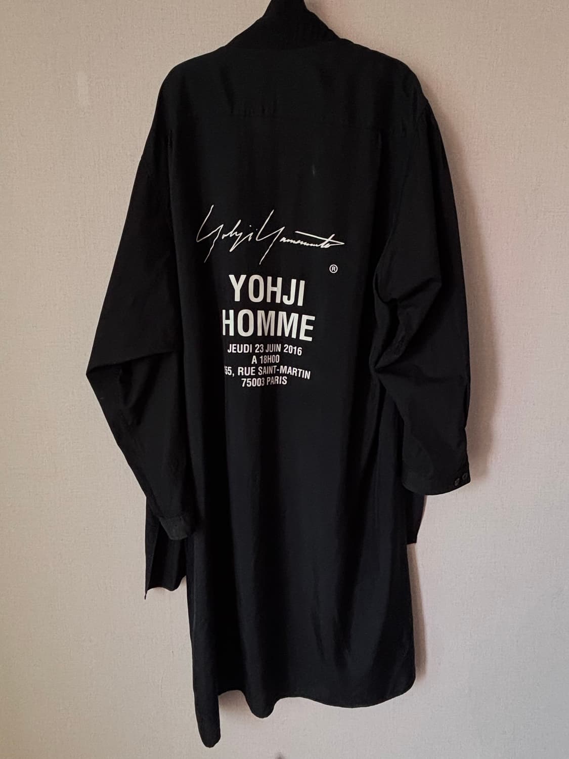 Yohji yamamoto pour homm staff shirt18ss 상품이미지2