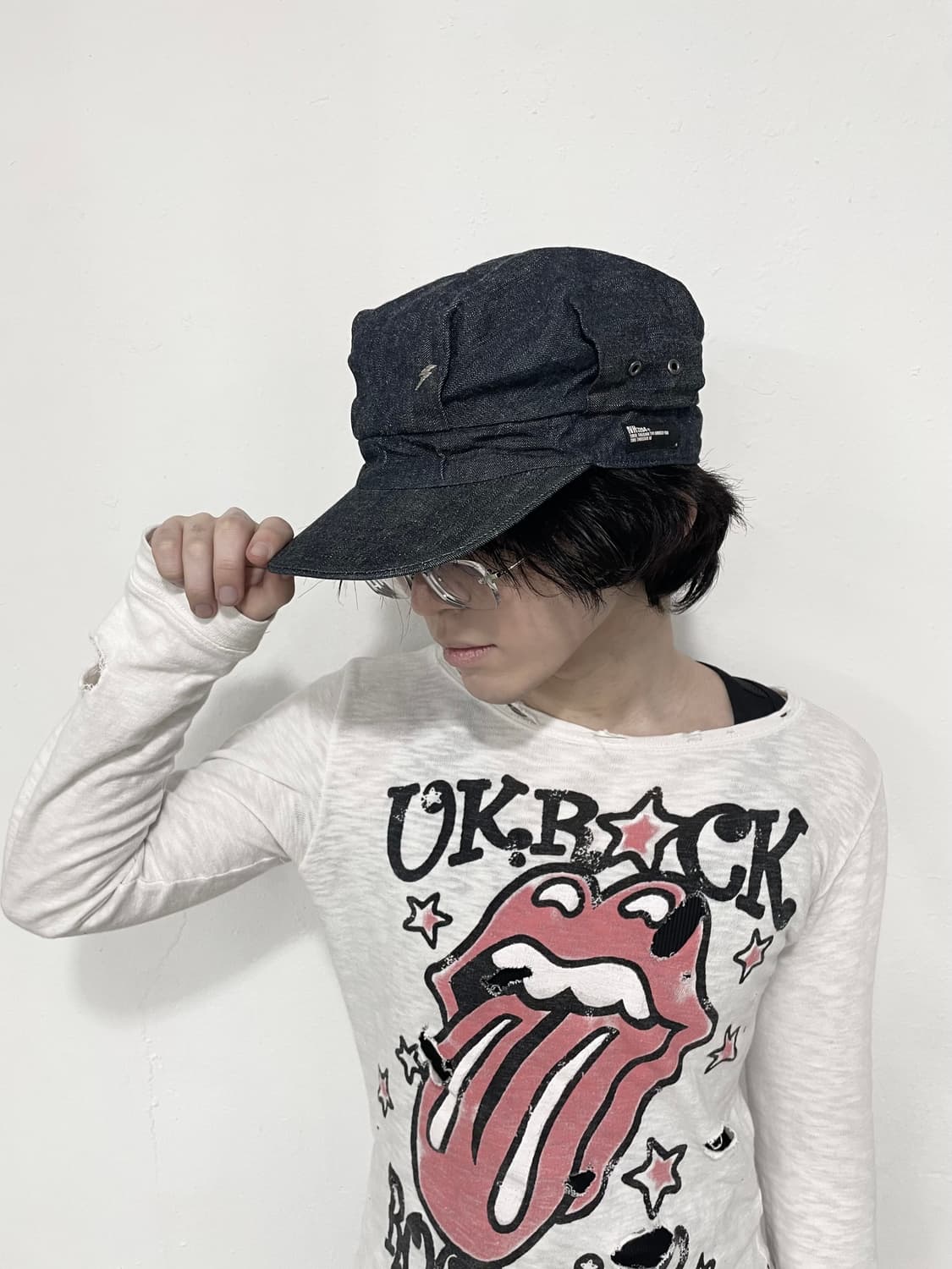 네이버후드 데님 워크 캡 상품이미지2