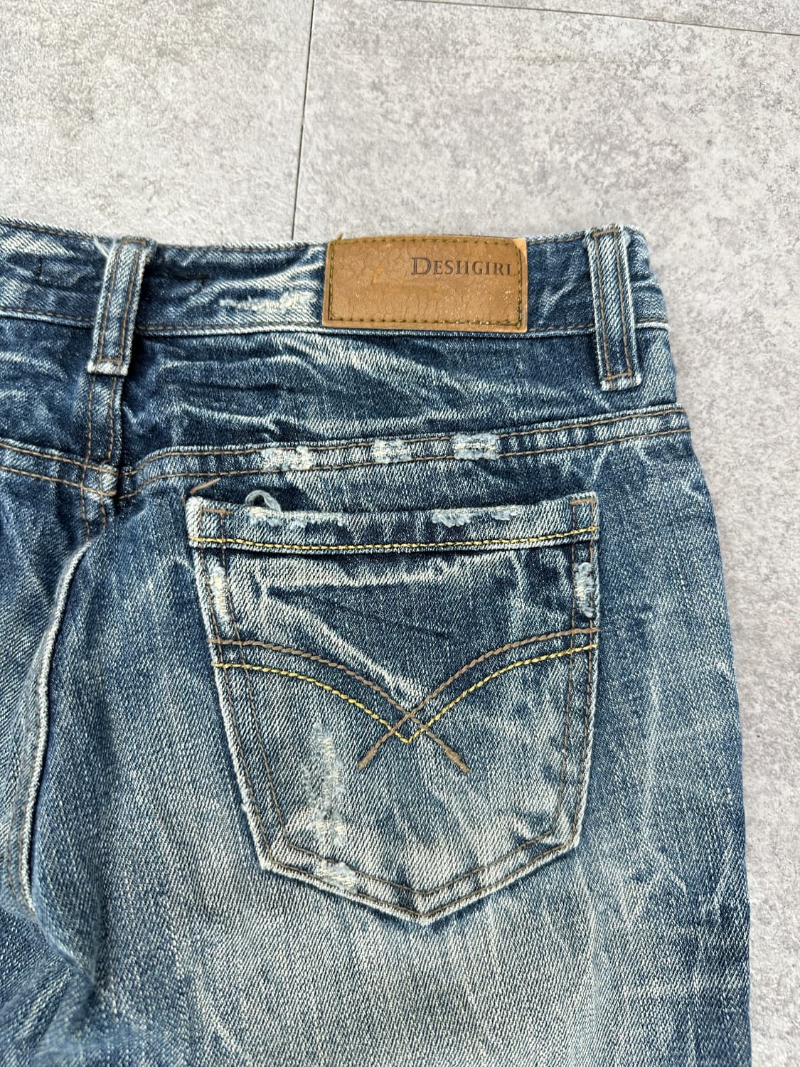 DESII GIRL high waisted flare denim jean 상품이미지7