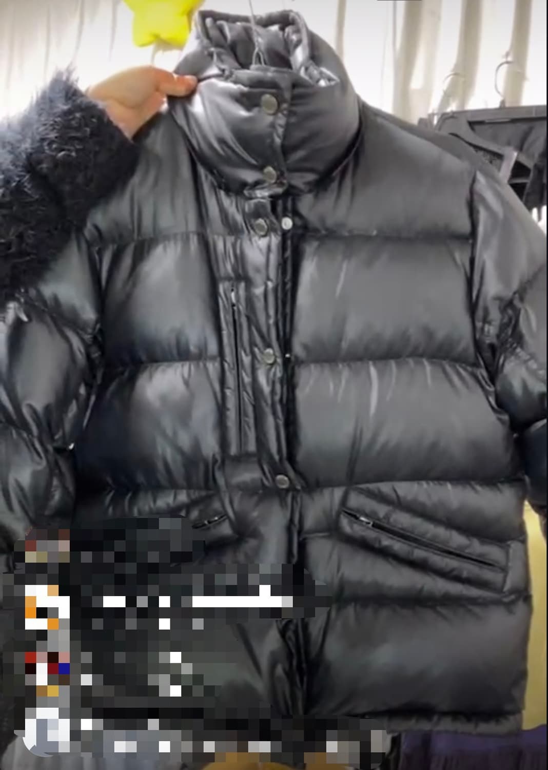 일본 브랜드 CAMP7 블랙 숏패딩 상품이미지1