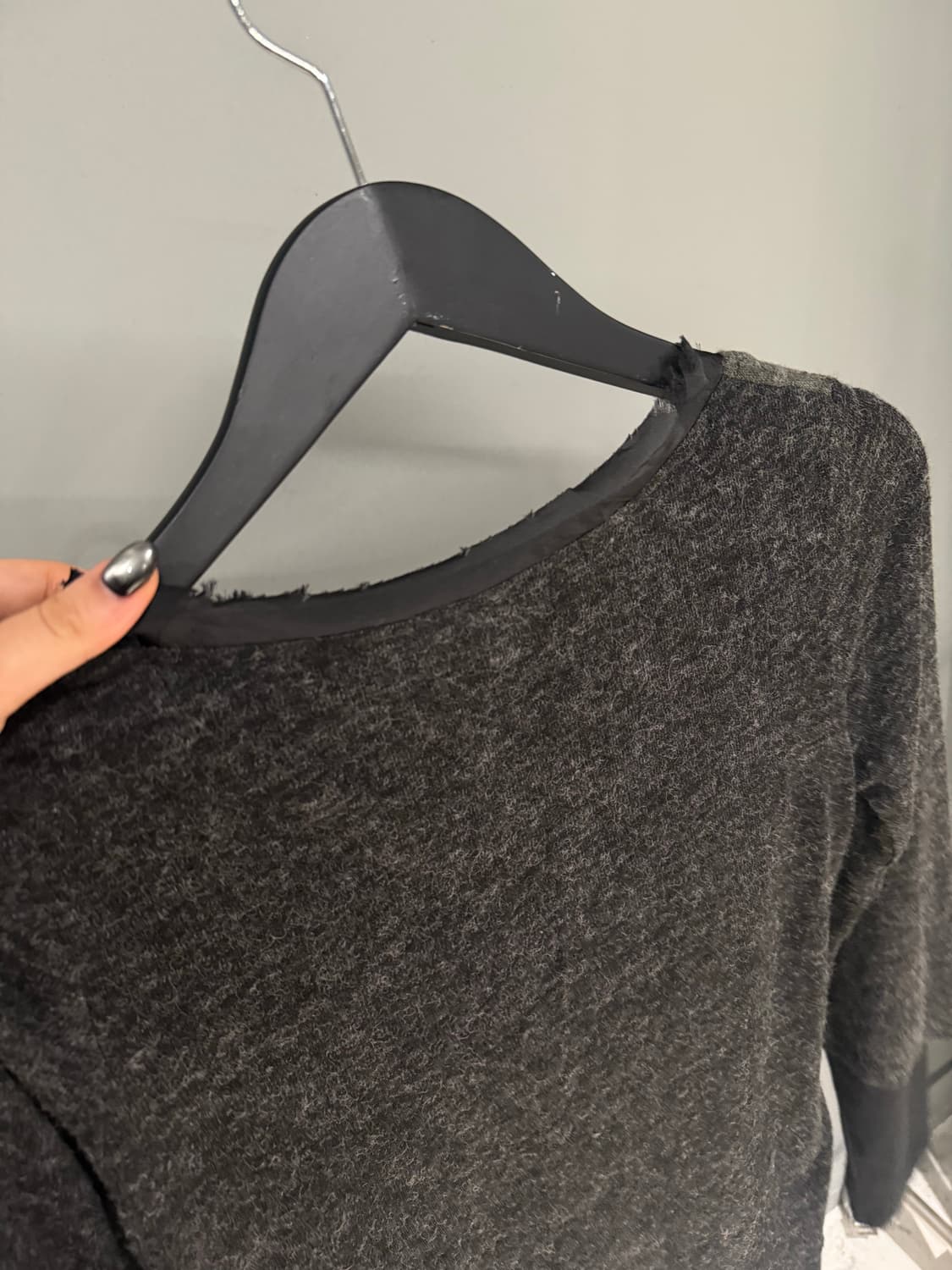 patchwork design layered long sleeve 상품이미지10