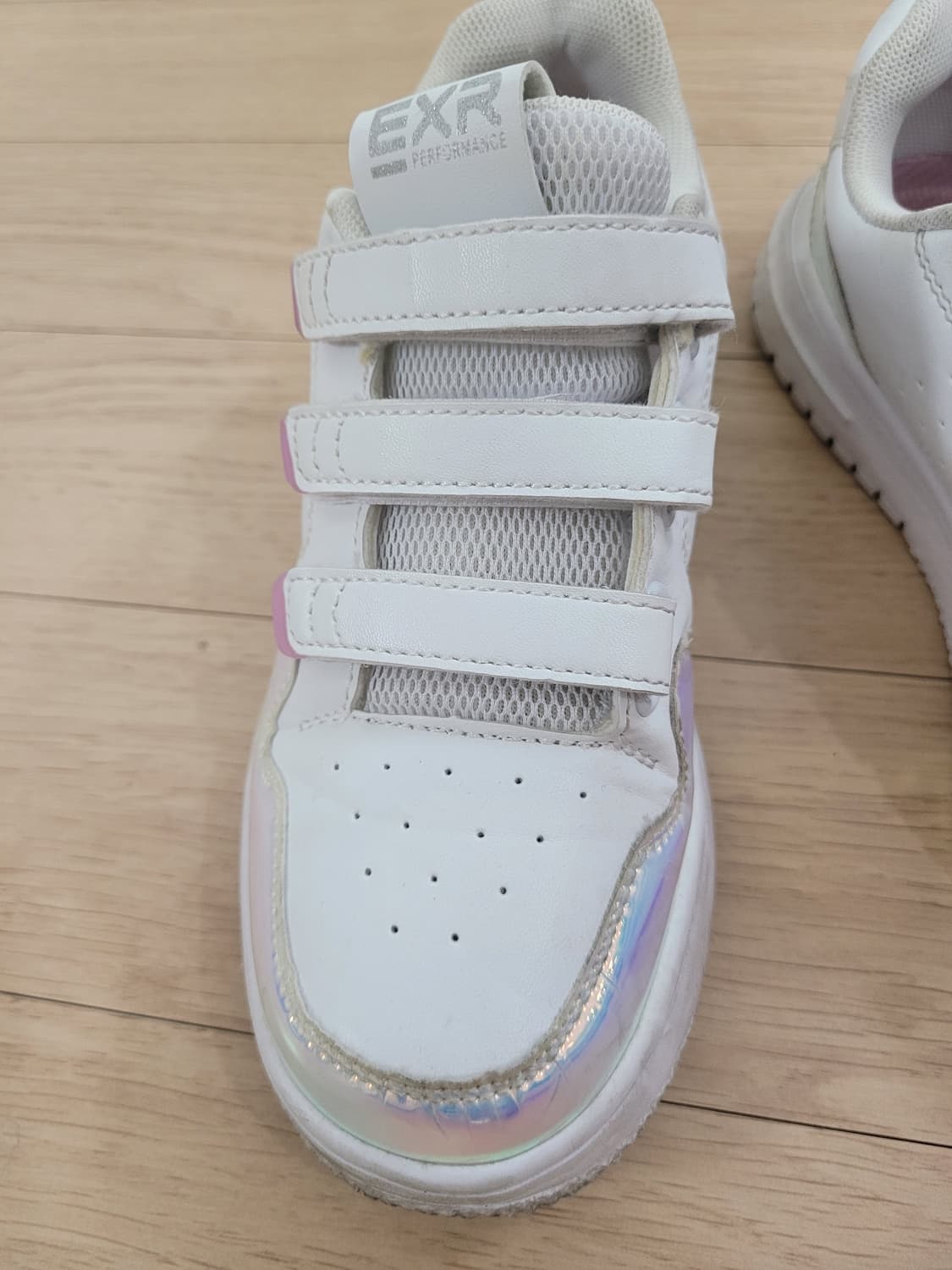 EXR 키즈 벨크로 운동화 220 화이트 상품이미지7