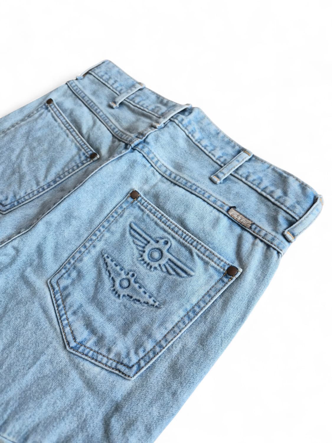 캐피탈(KAPITAL) 패치워크 벨보텀 데님 상품이미지4