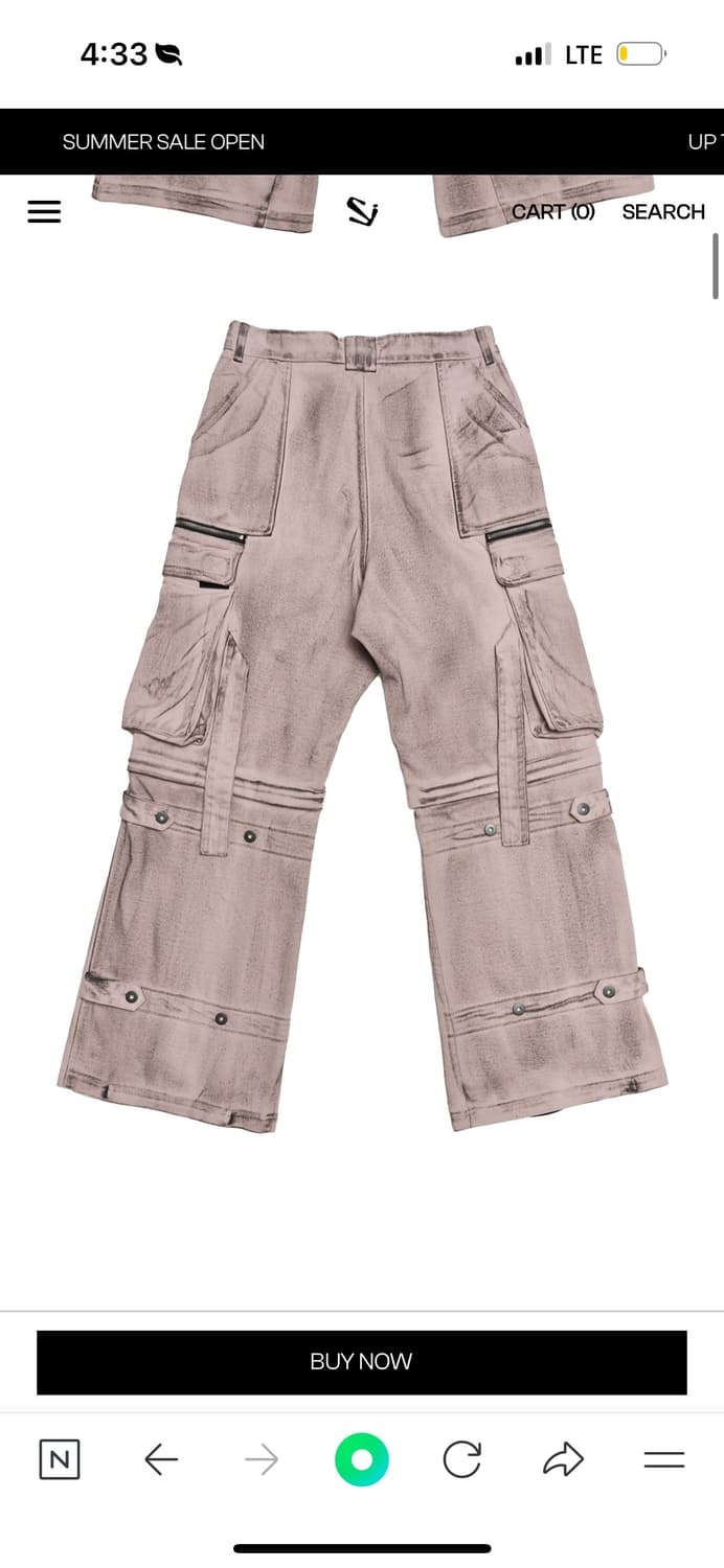 BIG CARGO PANTS MUD 스키즘인듀싱 팬츠 M 상품이미지3