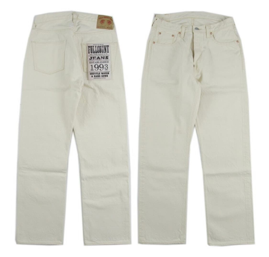 풀카운트 0105ec 에크루 32,33 사이즈 새상품 상품이미지1