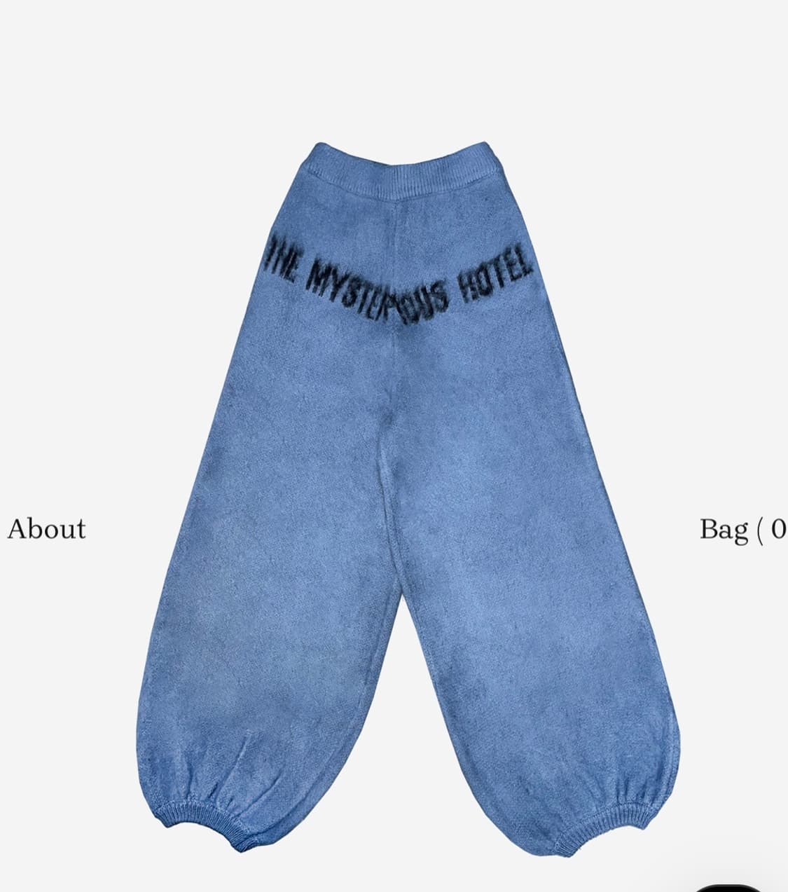더미스테리어스호텔 니트 팬츠 상품이미지4