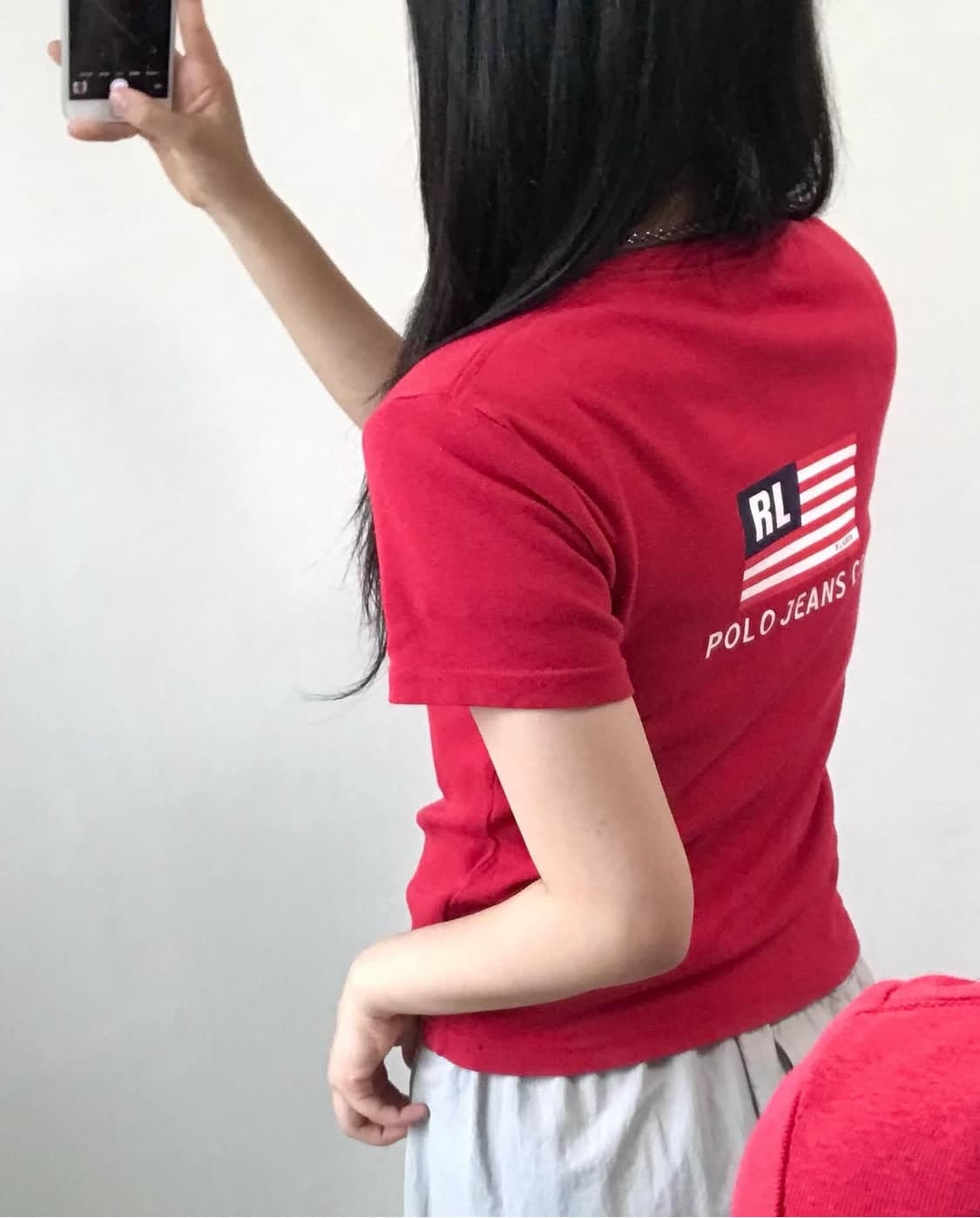 Polo jeans 폴로진스 레드 성조기 티셔츠 상품이미지2
