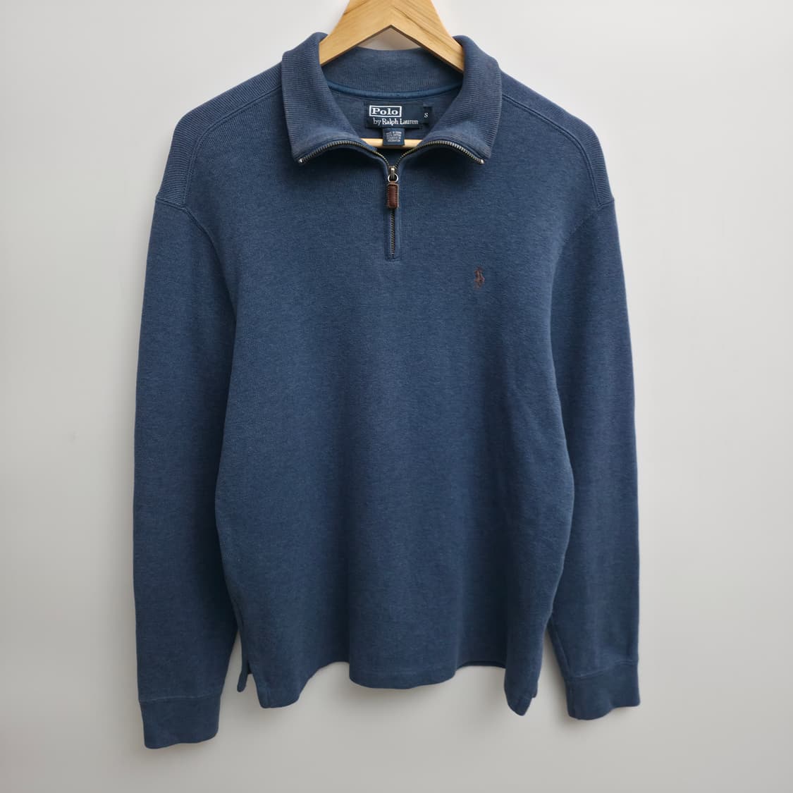 [S] 폴로 랄프로렌 블루 쿼터집업 스웻셔츠 상품이미지1