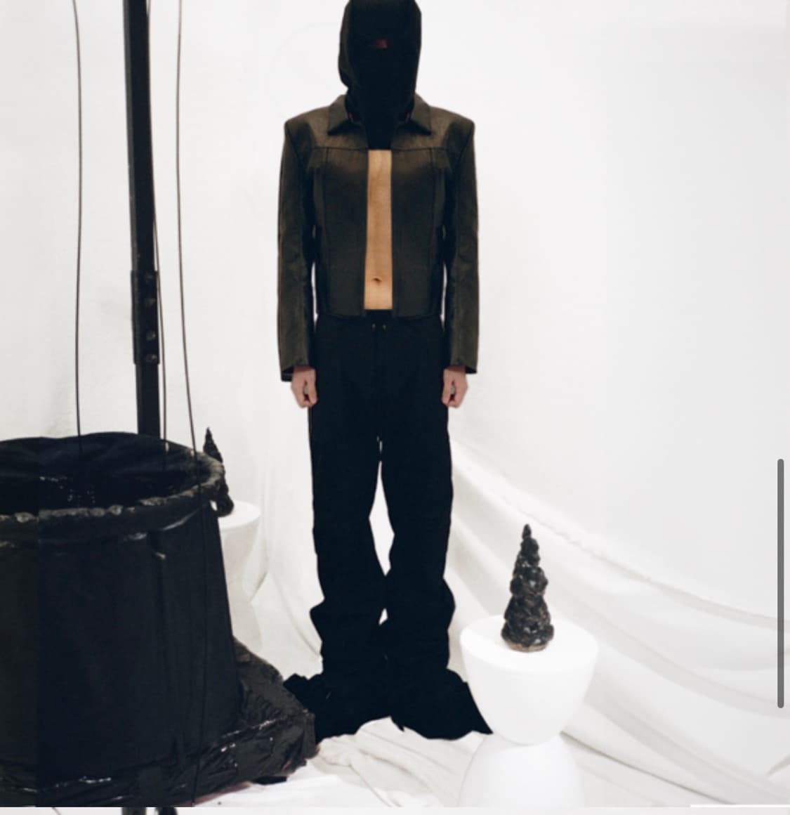 yyyy VERTICAL CRACK LEATHER JACKET 가죽 자케 상품이미지2