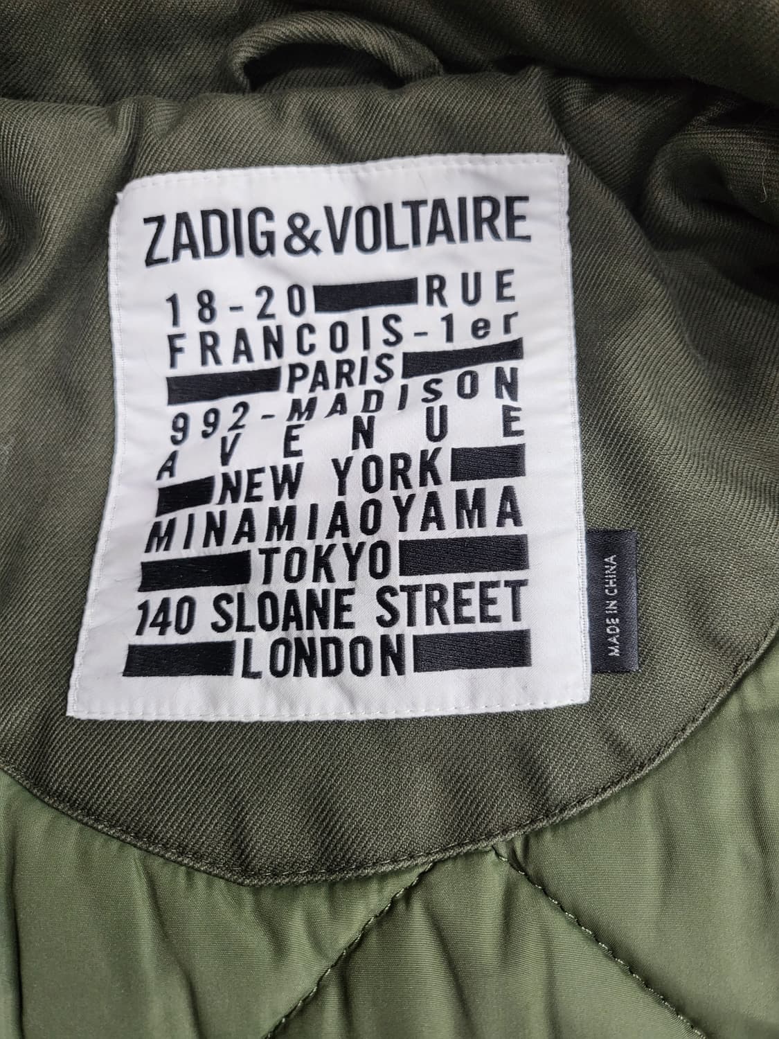 쟈딕앤볼테르 밀리터리 자켓 상품이미지7