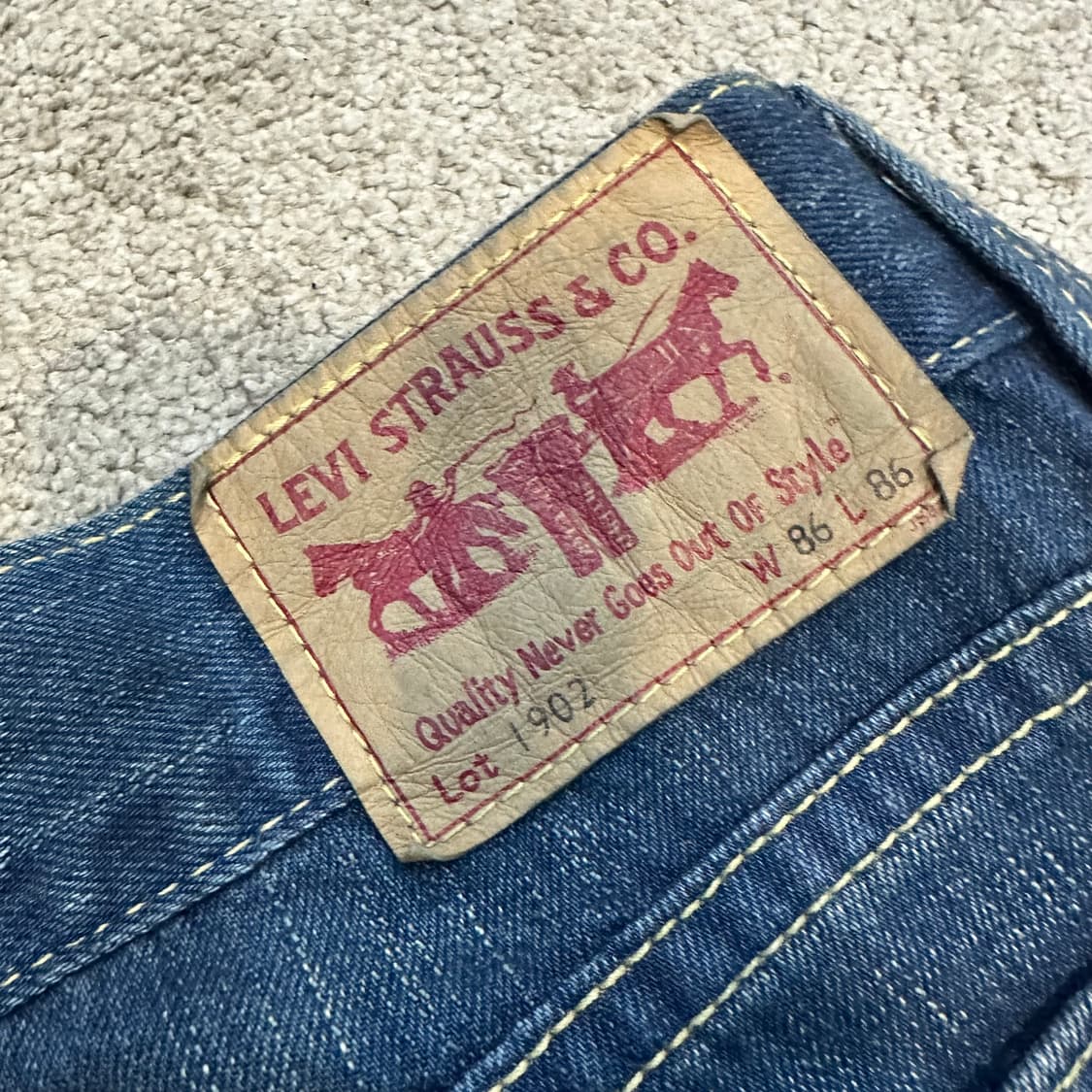 리바이스902 Type1 와이드 부츠컷 팬츠(34) 상품이미지9