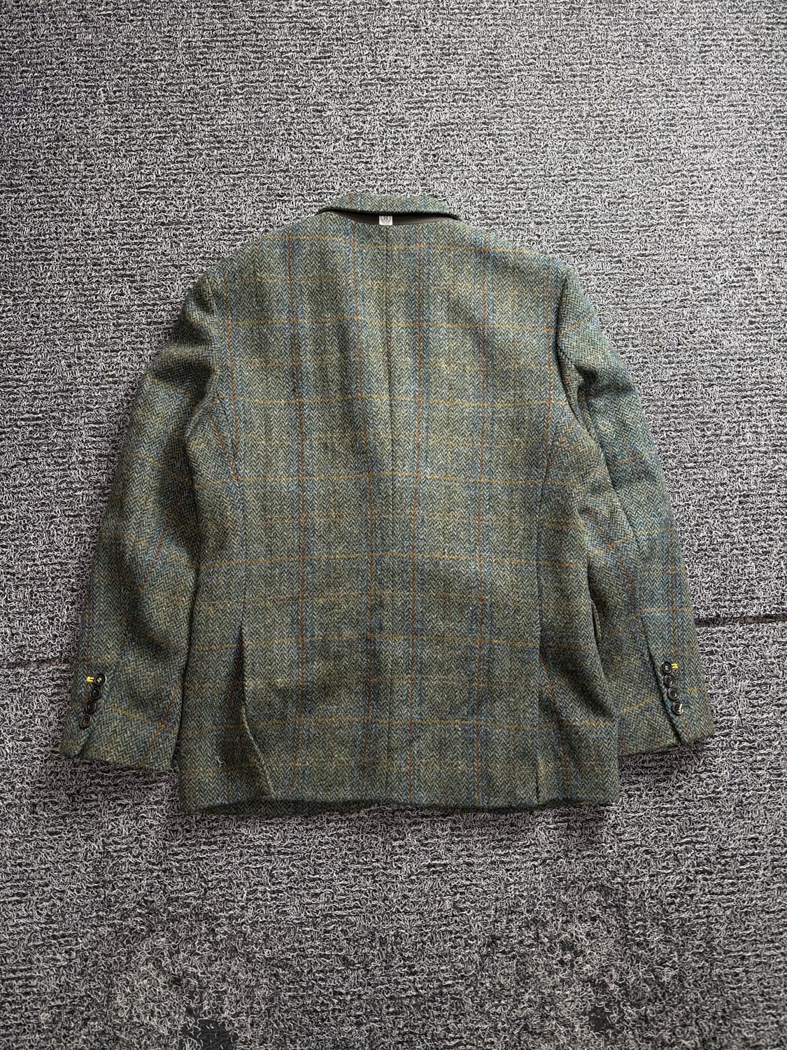 헤지스 헤리스 트위드 미니멀 울 체크 블레이져 2889 상품이미지4