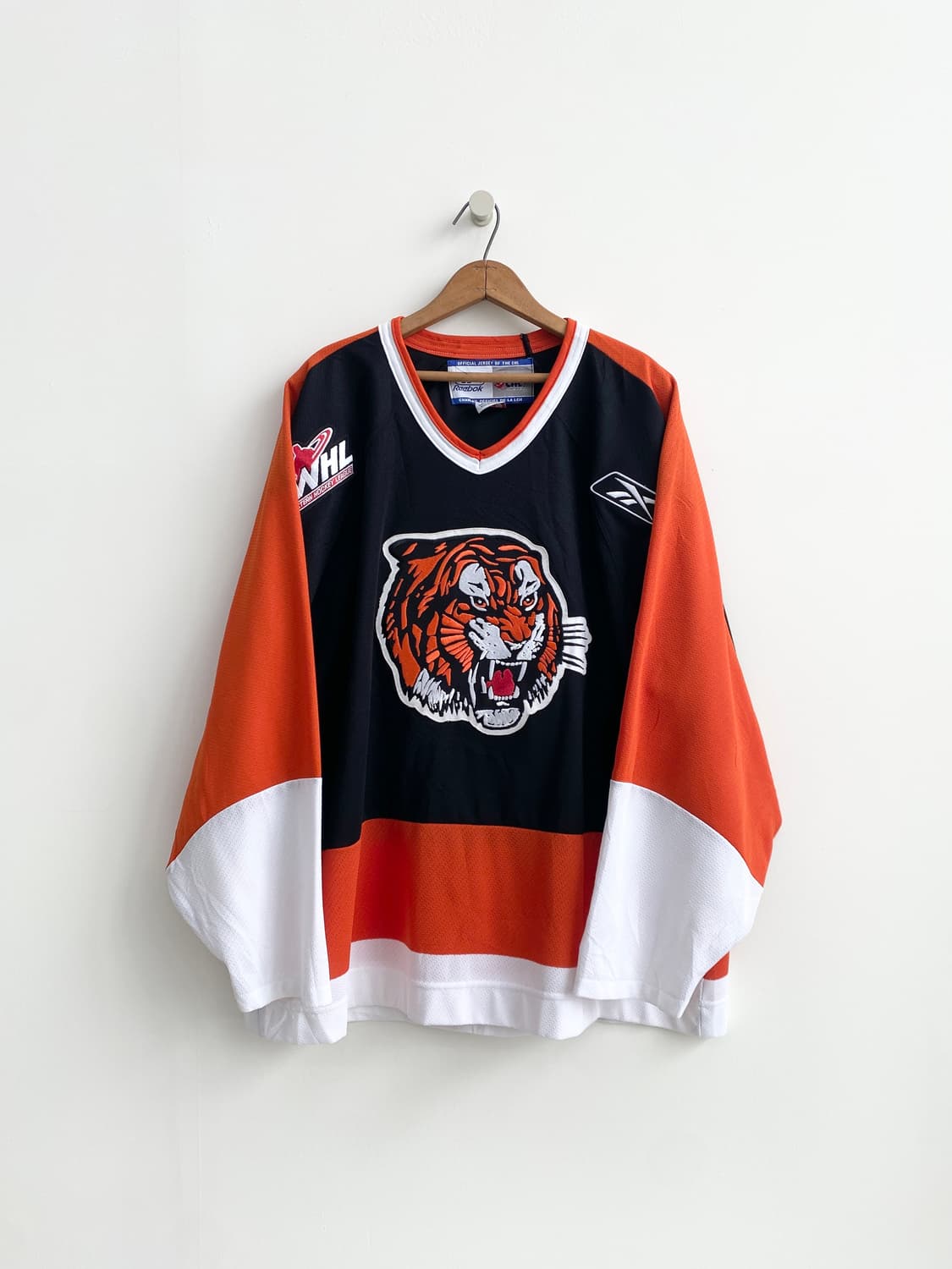 00‘s 리복 CHL 메디신햇 타이거즈 하키 져지 상품이미지1