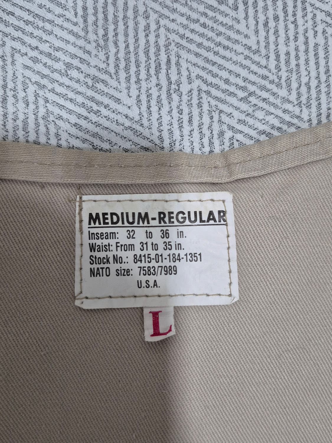 USA 아메리칸 빈티지 포켓 베스트 베이지색 남성 100사이즈 상품이미지4