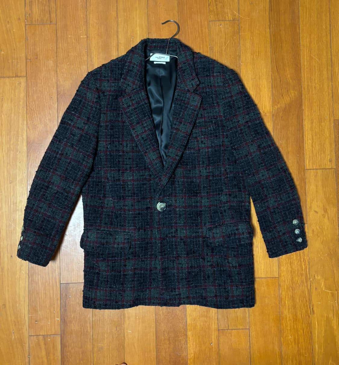 이자벨 마랑 에뚜왈 체크 트위드 자켓 상품이미지1