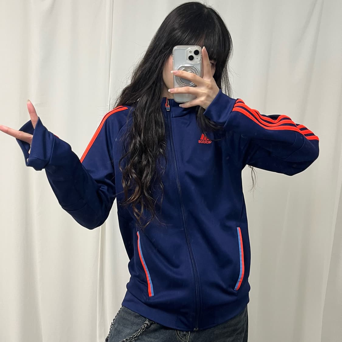 Adidas navy jersey 상품이미지2