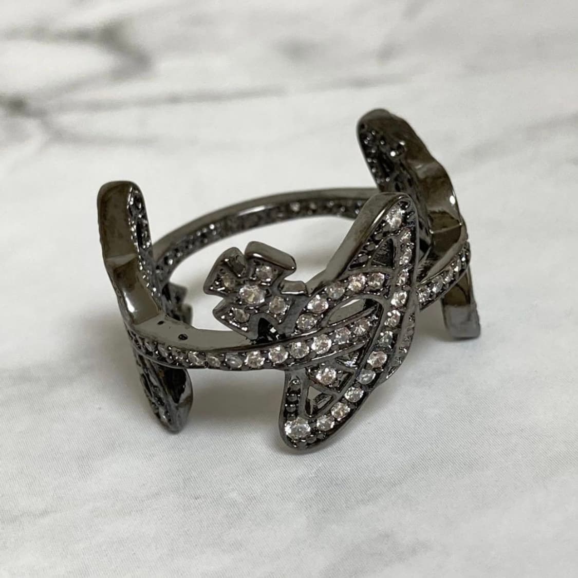 비비안웨스트우드 아카이브 orb 큐빅링 반지(새상품) 상품이미지1