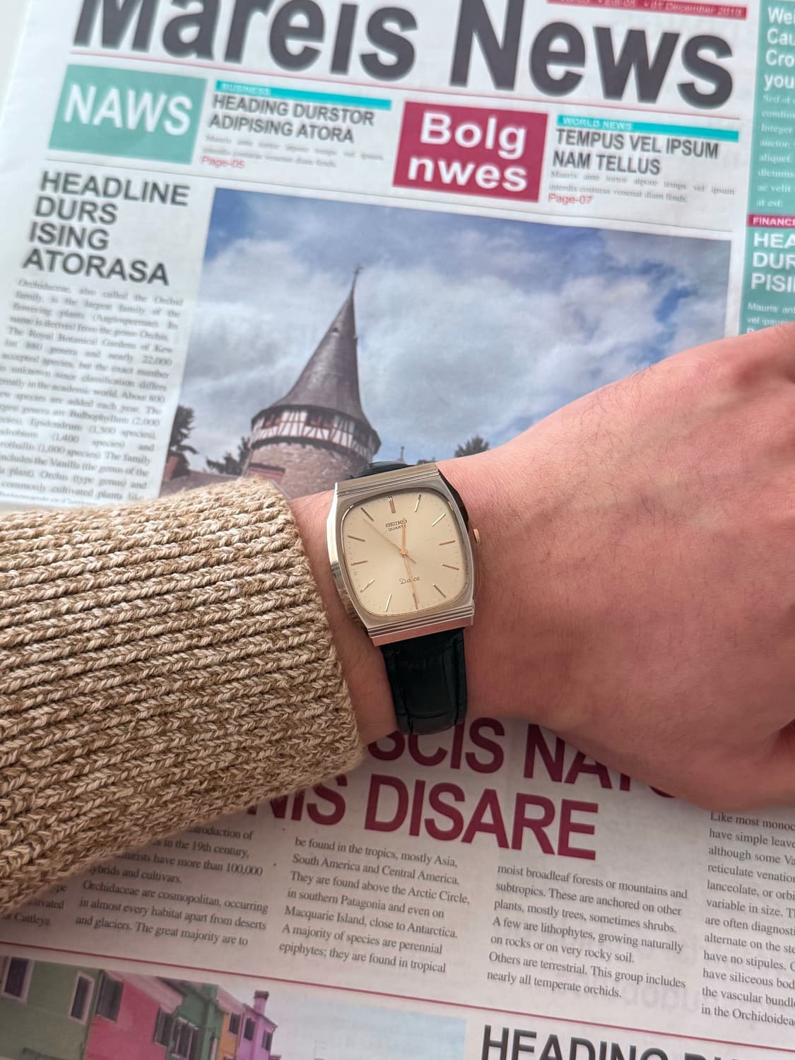 Seiko 세이코 Dolce 샴페인 쿼츠 상품이미지4