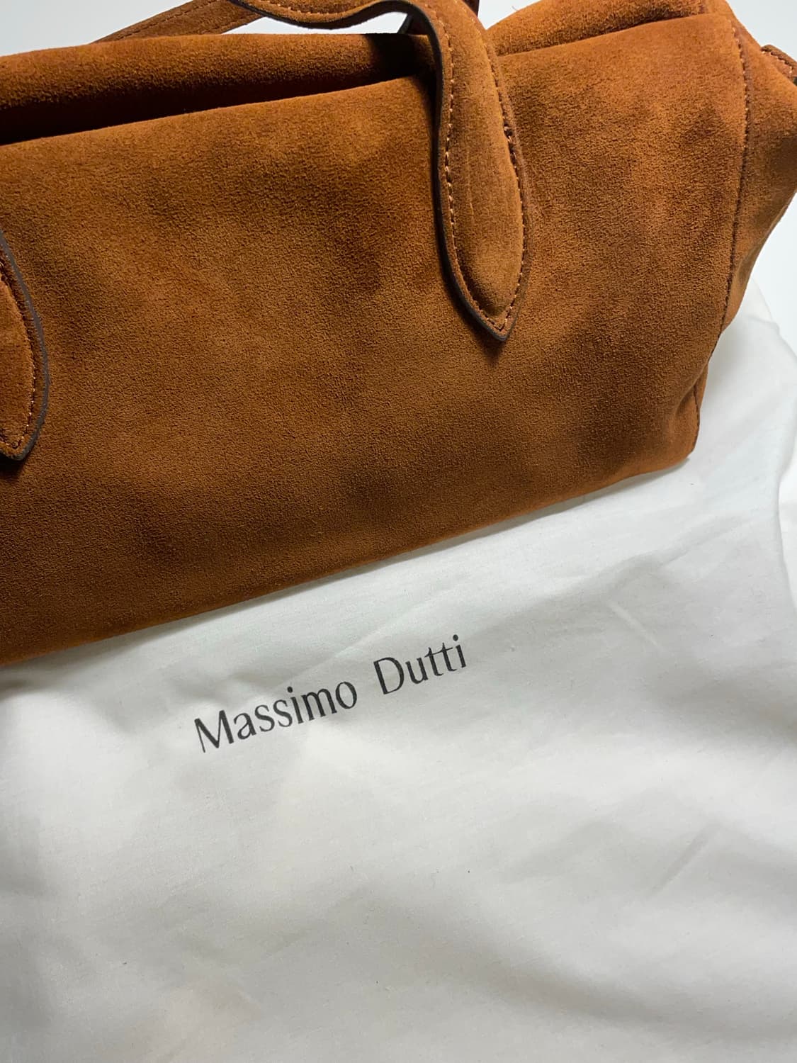 새상품🤎마시모두띠 가방 스웨이드 레더 웨스트 새치엘 백 새상품 상품이미지4