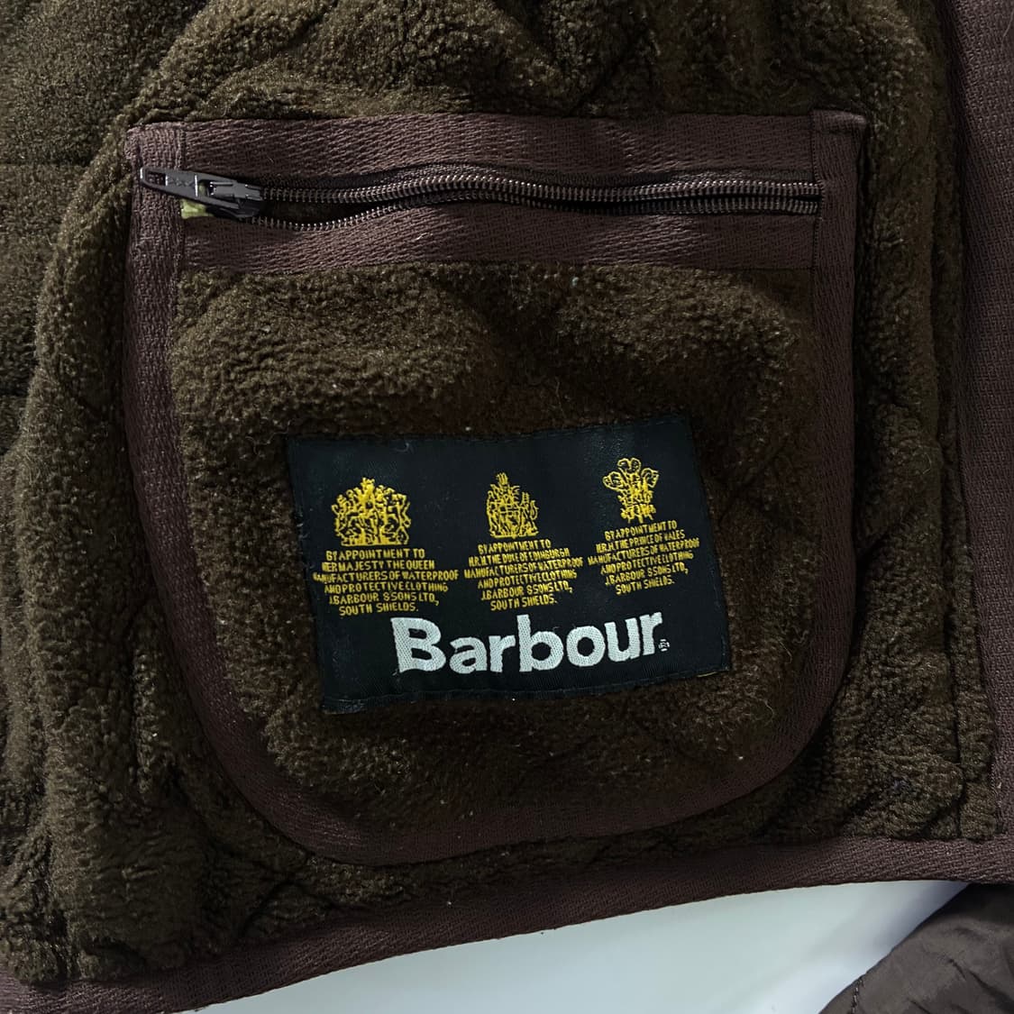 Barbour  바버 브라운 퀼팅 2-way 자켓   상품이미지7