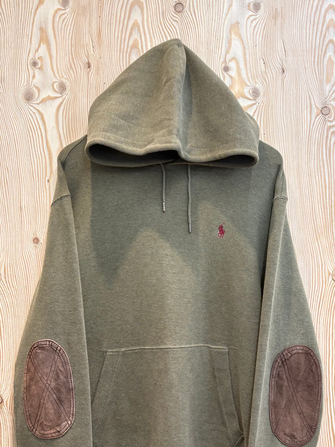 폴로 랄프로렌 엘보 패치 후드티 상품이미지3